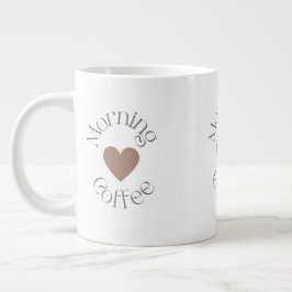 Morning Coffee, Cozy Coffee Lover Gift Jumbo-Tasse