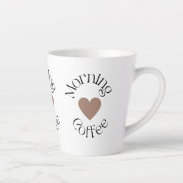 Morning Coffee Heart, Coffee Lover Gift Milchtasse