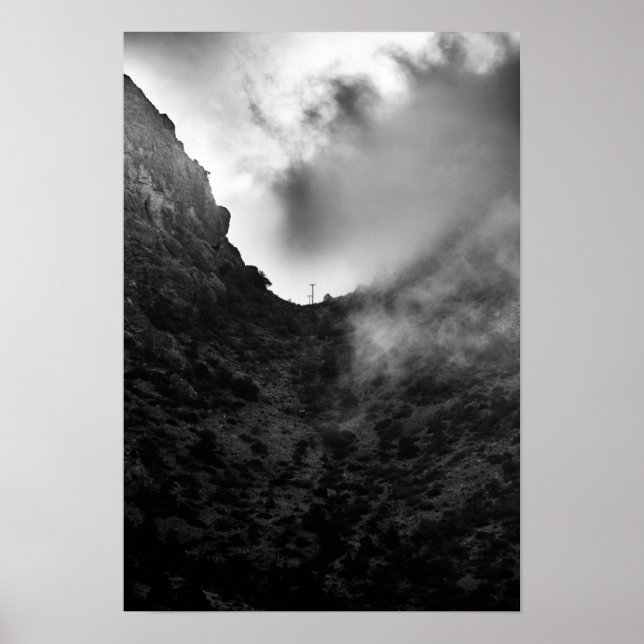 Morning Fog at Big Bend Poster (Vorne)