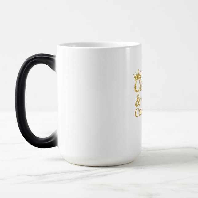 Morning Fuel Mug Caffeine & Chaos Coordinator Cup  Verwandlungstasse (Links)