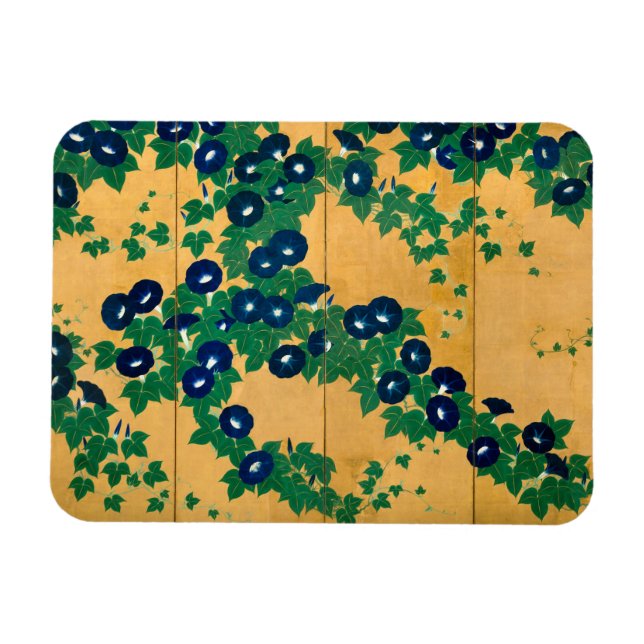 Morning Glories | Anfang des 19. Jahrhunderts Magnet (Horizontal)