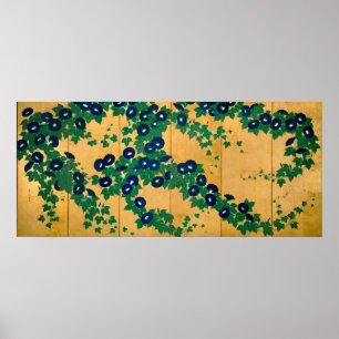 Morning Glories Anfang des 19. Jahrhunderts Poster