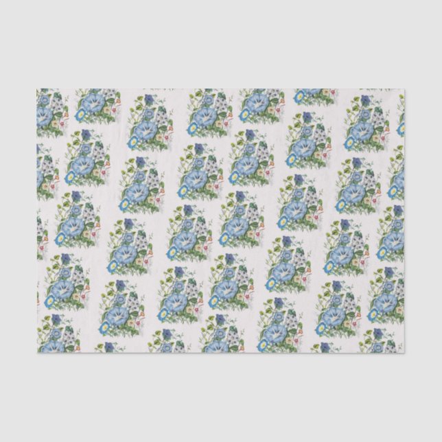 Morning Glories Seidenpapier (Vorderseite)