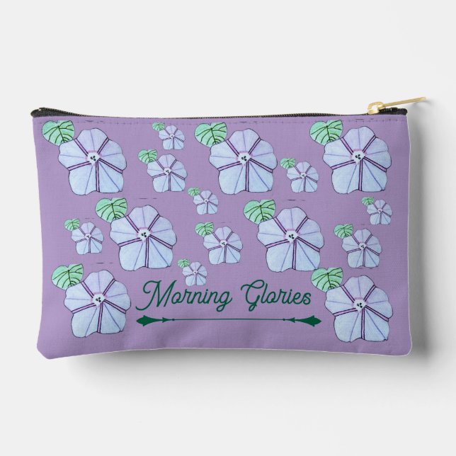 Morning Glories Zubehörtasche (Rückseite)