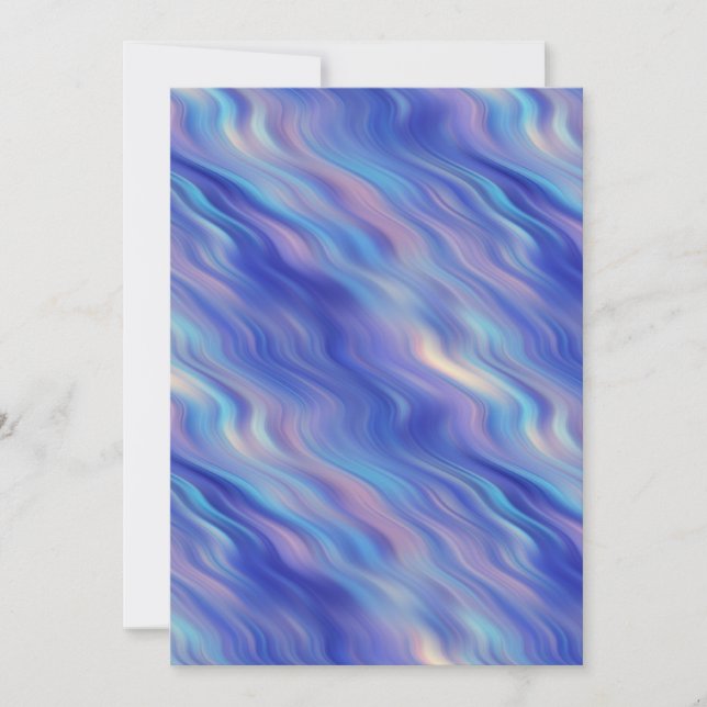 Morning Glory Blue Wavy Textur (Vorderseite)