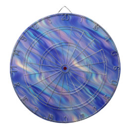 Morning Glory Blue Wavy Textur Dartscheibe