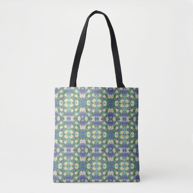 Morning Glory Extravaganza Tote Bag Tasche (Vorderseite)