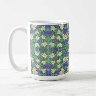 Morning Glory Floral Coffee Tasse