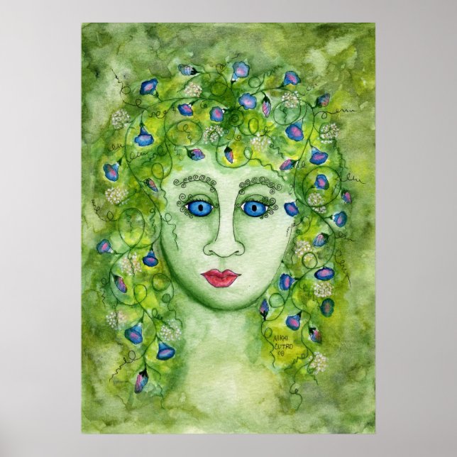 Morning Glory Nymph Poster (Vorne)