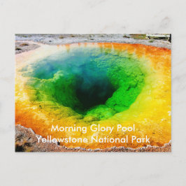 Morning Glory Pool Postkarten