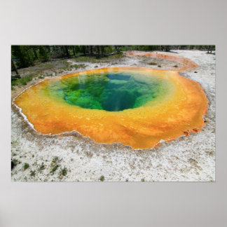 Morning Glory Pool, Yellowstone Nationala.. Poster