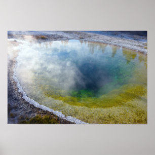 Morning Glory Pool, Yellowstone-Nationalpark Poster