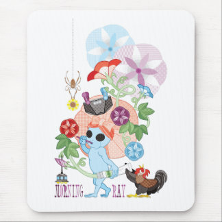 MORNING GRAY ALIEN MOUSEPAD