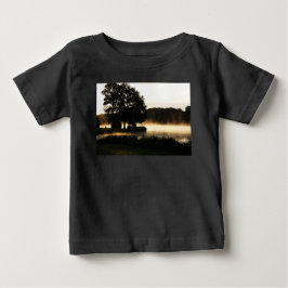 Morning Lake Scene iccnm Baby T-shirt