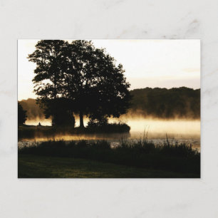 Morning Lake Scene pcm Postkarte