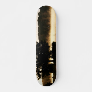 Morning Lake Scene sdcn Skateboard