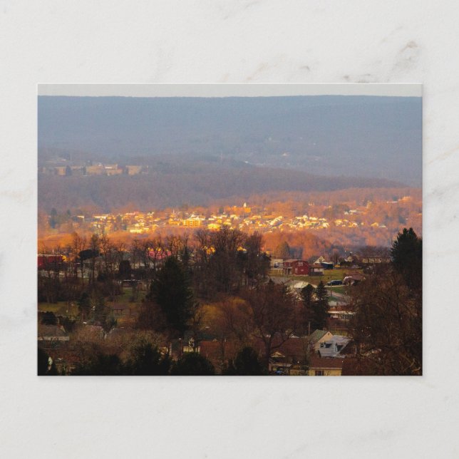 Morning Light, Johnstown, Pennsylvania Postkarte (Vorderseite)