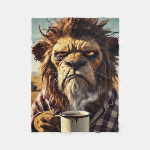 Morning Lion Fleecedecke