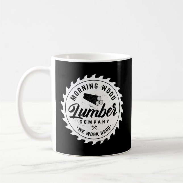 Morning Lumber Company Camping Wood Kaffeetasse (Links)