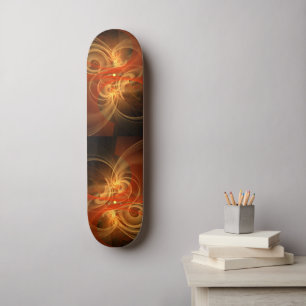 Morning Magic Abstrait Art Skateboard