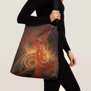 Morning Magic Abstrakt Art Cross Body Tragetaschen Mit Langen Trägern