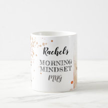 Morning Mindset Mug personnalisée