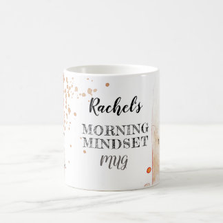 Morning Mindset Mug personnalisée