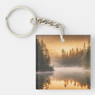 Morning Mist on River in the Pines