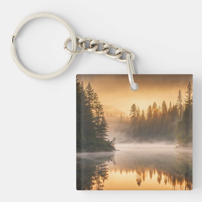 Morning Mist on River in the Pines (Devant)
