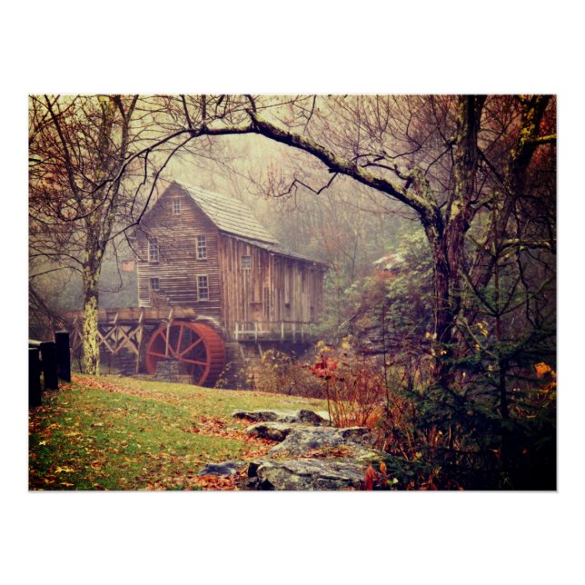 Morning Mist Poster (Vorderseite)