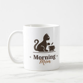 Morning Mom – Cute Cat Coffee Mug for Cat Lovers Kaffeetasse