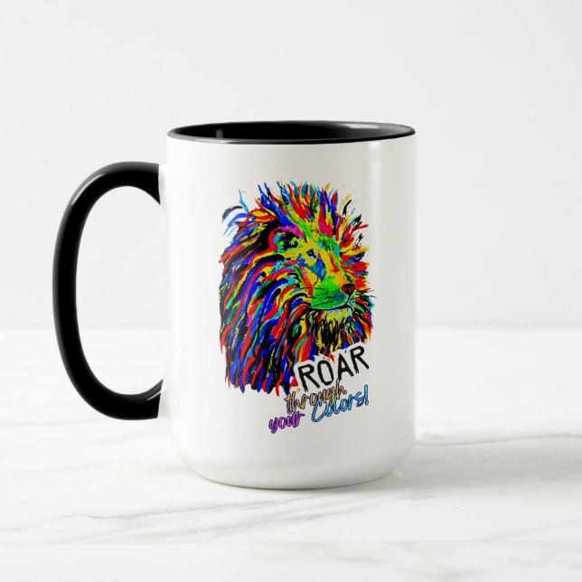 Morning Motivation Lion Tasse (Links)