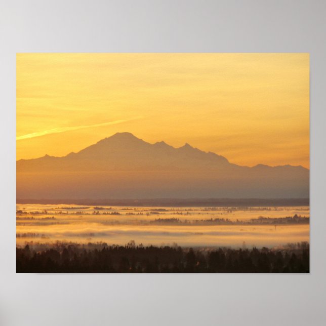 Morning Mountain Magic Poster (Vorne)