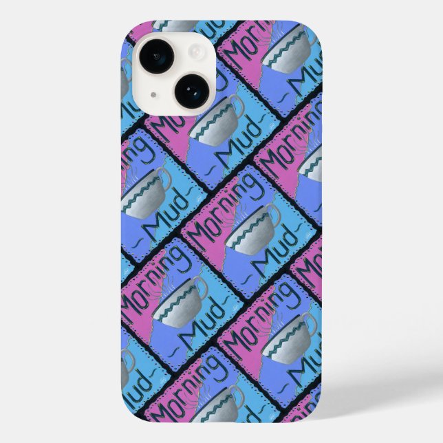 Morning Mud Case-Mate iPhone 14 Hülle (Rückseite)