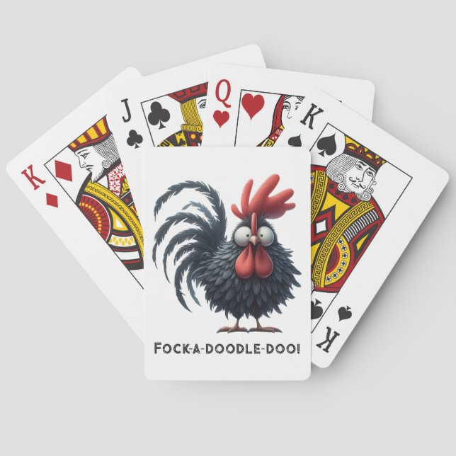 Morning Rooster - Fock-a-doodle-doo! Spielkarten (Rückseite)