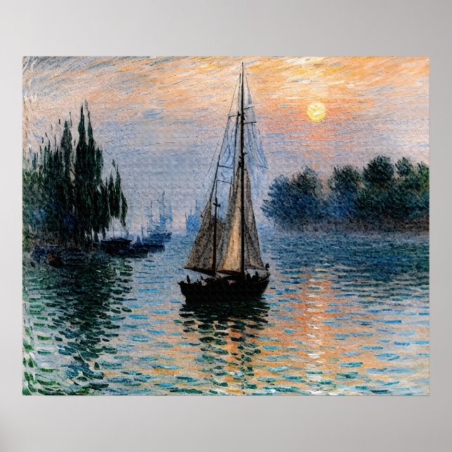 Morning Sail Poster (Vorne)