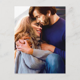 Morning Snuggle Postkarte