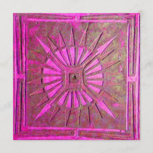 MORNING STAR , hell rosa, violett weiß Ankündigung