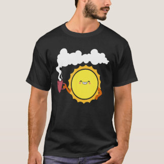 Morning Sun Pub Kaffee Drinker Coffee Enthusiasten T-Shirt