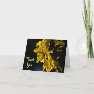 Morning Sunflower Blank-Inside Thank You Card Dankeskarte
