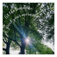 Morning Sunrise Glossage Poster