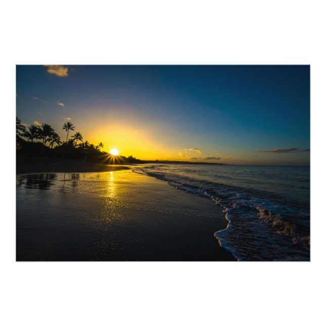 Morning Sunrise in Hawaii Fotodruck (Vorne)