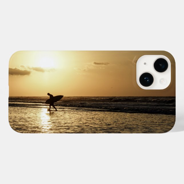 Morning Surfer Case-Mate iPhone Case (Rückseite (Horizontal))