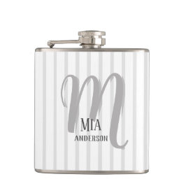 Morning Vibe Personalisiert Monogram Flachmann