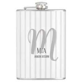 Morning Vibe Personalisiert Monogram Flachmann
