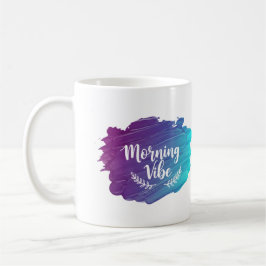 Morning Vibe Pinselstrich Tasse