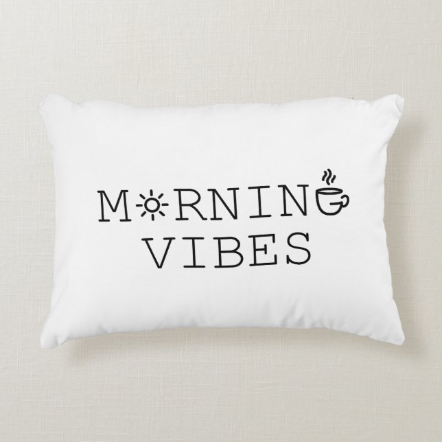 Morning Vibes Dekokissen (Vorderseite)
