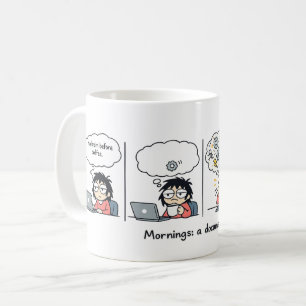 Mornings: Ein Dokumentarfilm Lustiger Kaffee-Com Kaffeetasse
