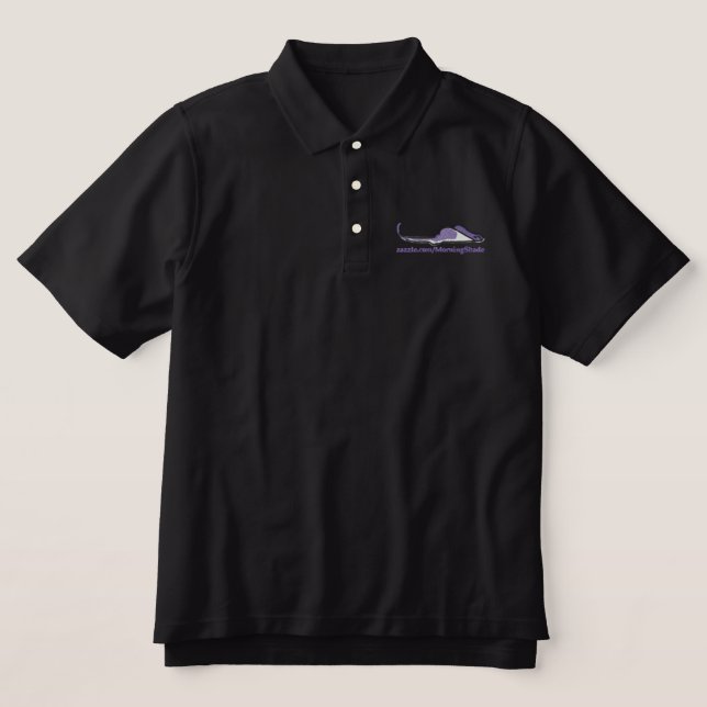 MorningShade bestickte Polo (Design Vorderseite)