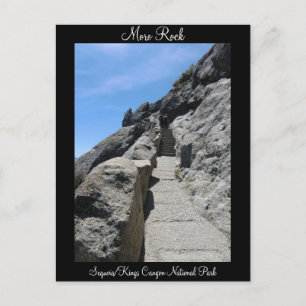 Moro Rock Sequoia Nationalpark Postcard Postkarte